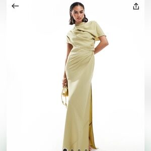 ASOS DESIGN High Neck Maxi Dress